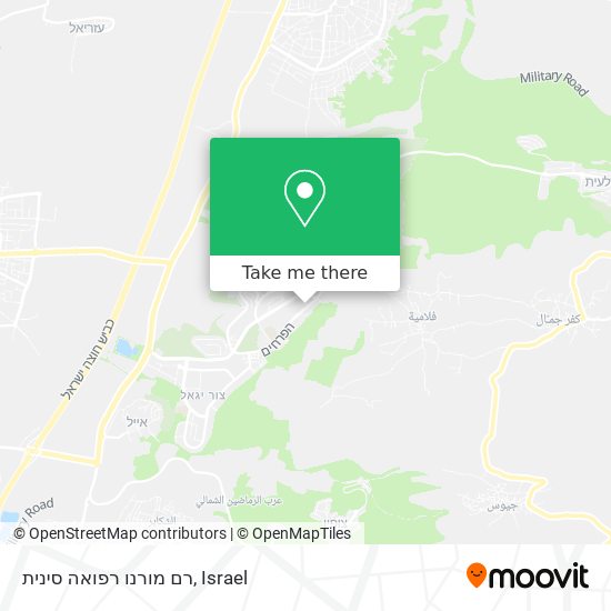 רם מורנו רפואה סינית map