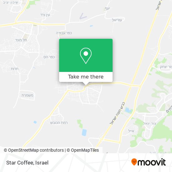 Star Coffee map