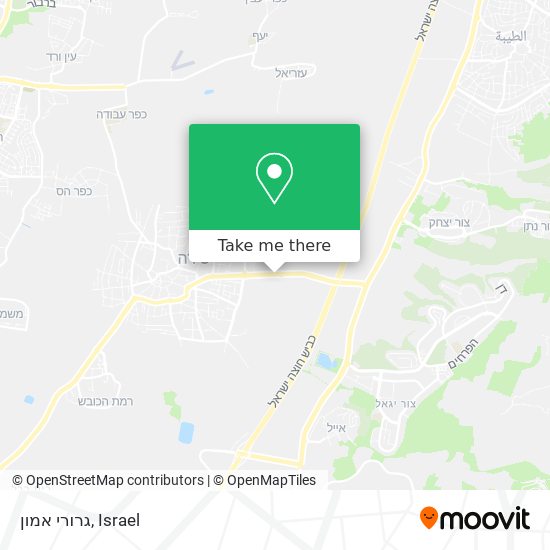 גרורי אמון map