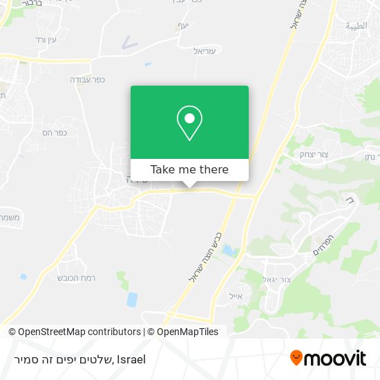 שלטים יפים זה סמיר map