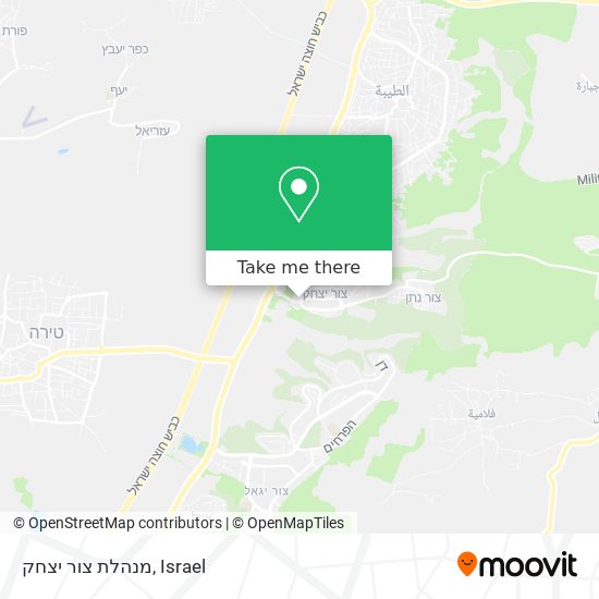 מנהלת צור יצחק map