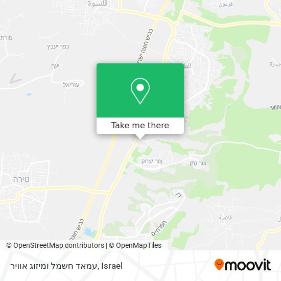 עמאד חשמל ומיזוג אוויר map