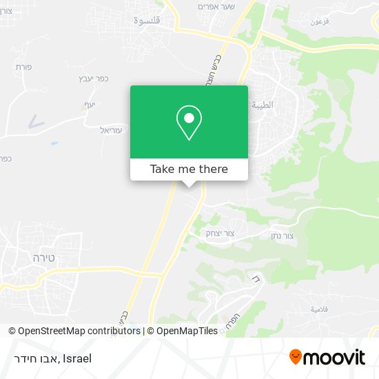 אבו חידר map