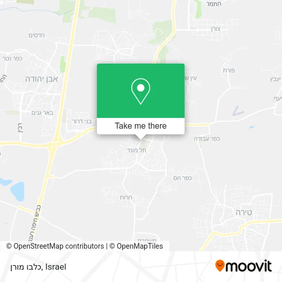 Карта כלבו מורן
