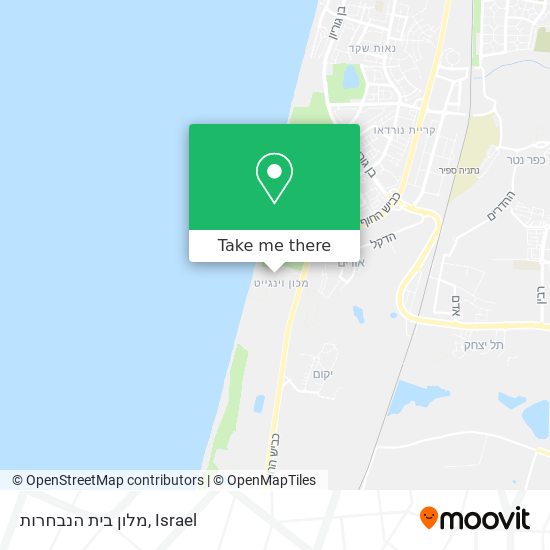 מלון בית הנבחרות map