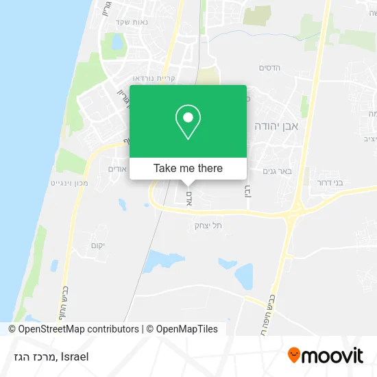 Карта מרכז הגז