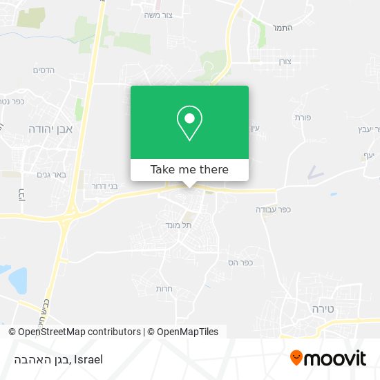 בגן האהבה map