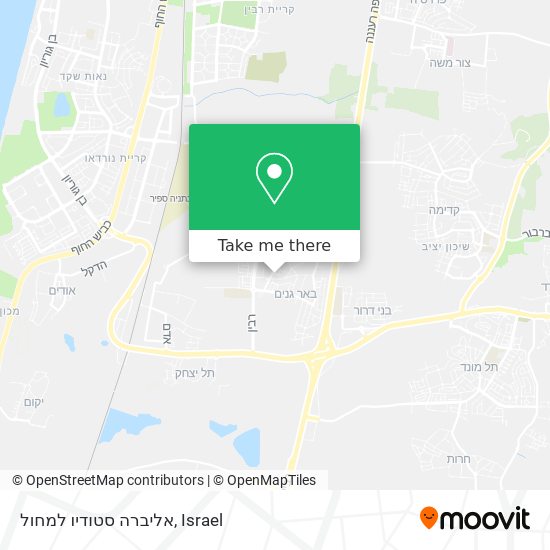 אליברה סטודיו למחול map