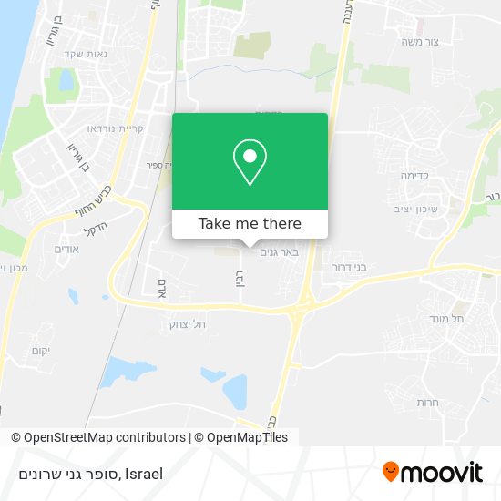 סופר גני שרונים map