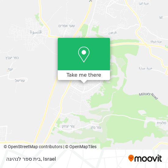 בית ספר לנהיגה map