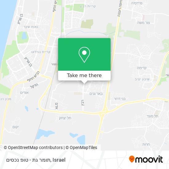 תומר גת - טופ נכסים map