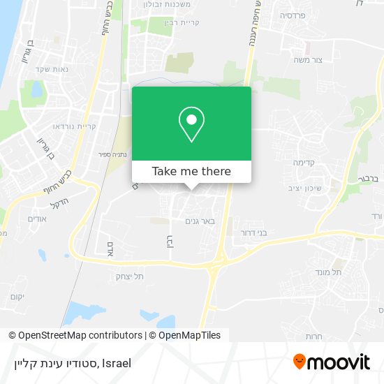 סטודיו עינת קליין map