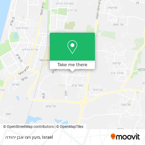 מעון ויצו אבן יהודה map