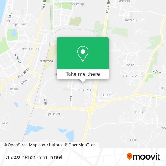 הדר- רפואה טבעית map