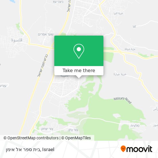 בית ספר אל אימן map