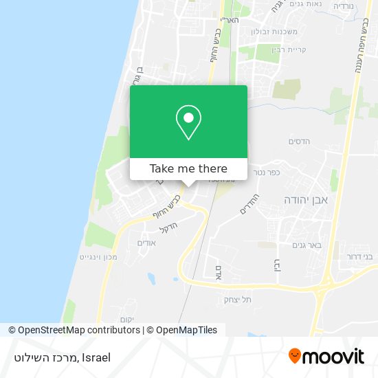 מרכז השילוט map