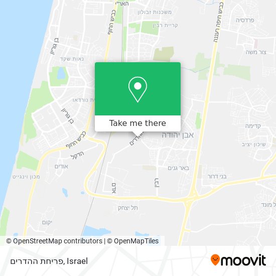 פריחת ההדרים map