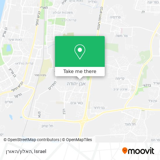 האלון/האורן map