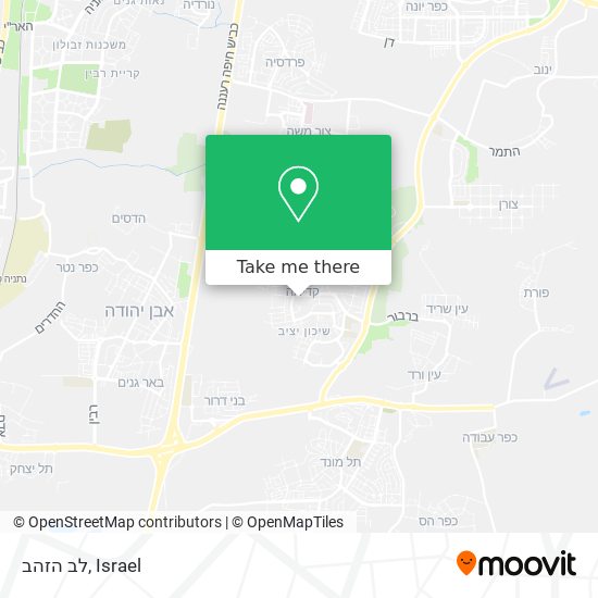 לב הזהב map