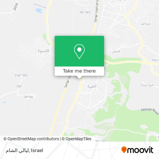 ليالي الشام map