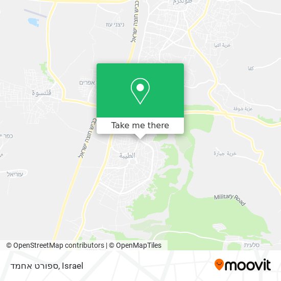 ספורט אחמד map