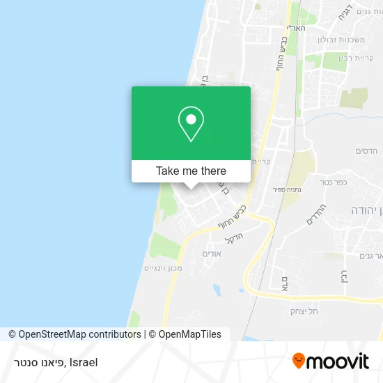 Карта פיאנו סנטר