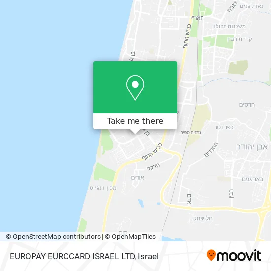 Карта EUROPAY EUROCARD ISRAEL LTD