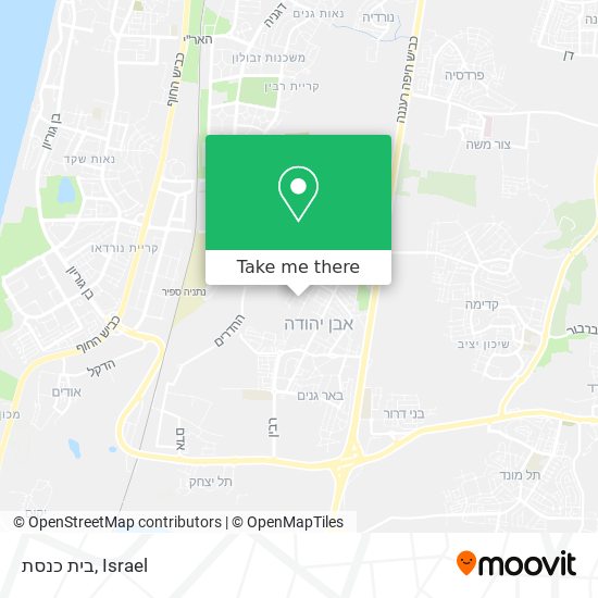 בית כנסת map