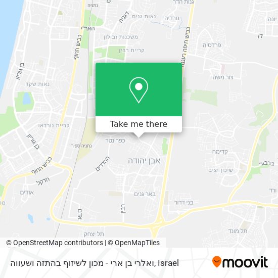 ואלרי בן ארי - מכון לשיזוף בהתזה ושעווה map