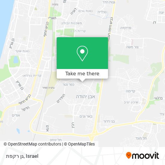 גן רקפת map