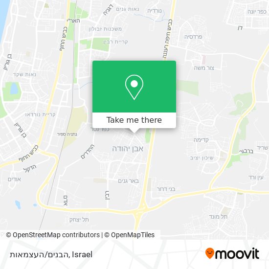 הבנים/העצמאות map