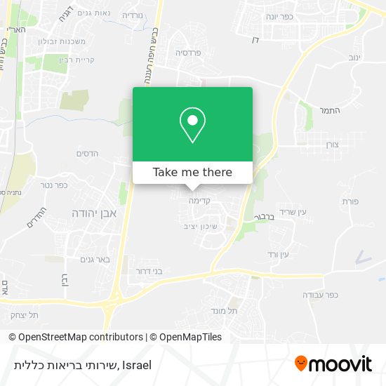 Карта שירותי בריאות כללית