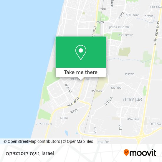 נועה קוסמטיקה map