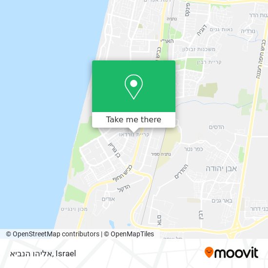 אליהו הנביא map