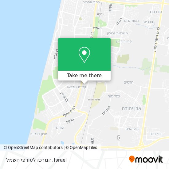 המרכז לעודפי חשמל map