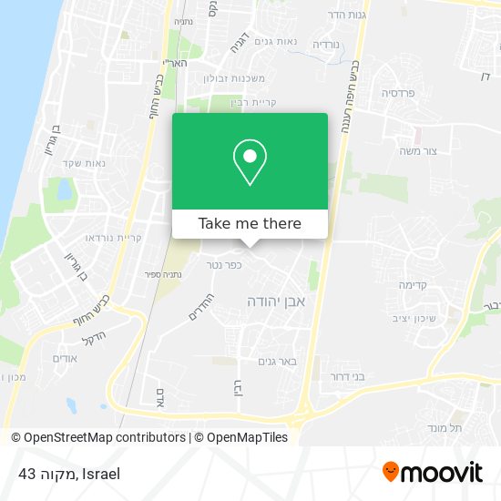 מקוה 43 map