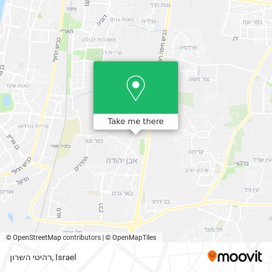 רהיטי השרון map