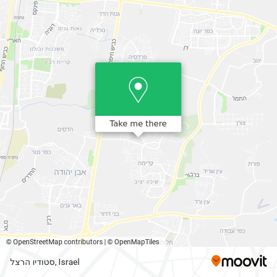 סטודיו הרצל map