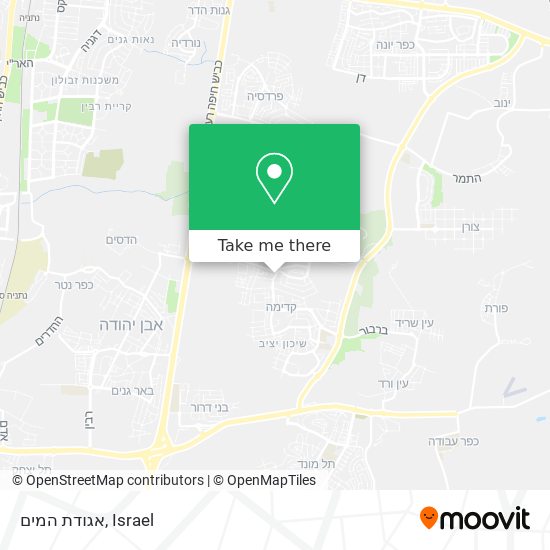 אגודת המים map