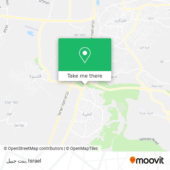 بنت جبيل map