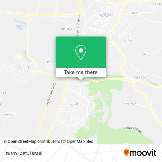 ביוטי האוס map