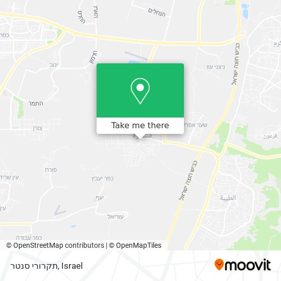 Карта תקרורי סנטר