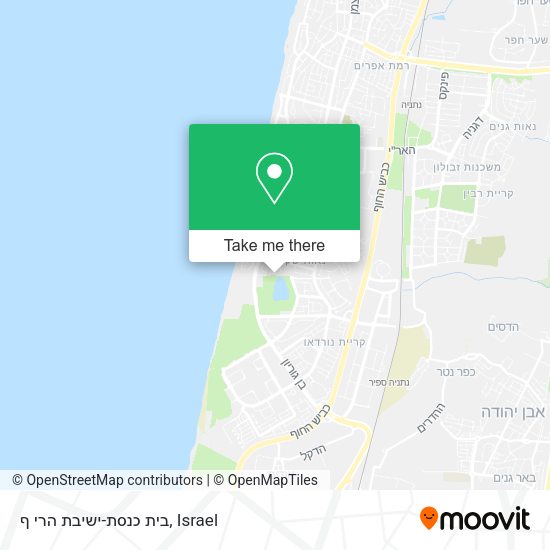 בית כנסת-ישיבת הרי ף map