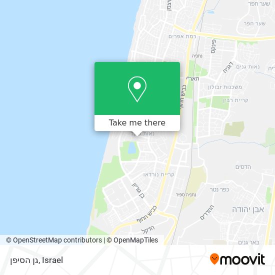 גן הסיפן map