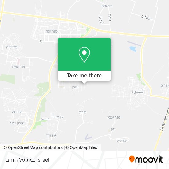 בית גיל הזהב map