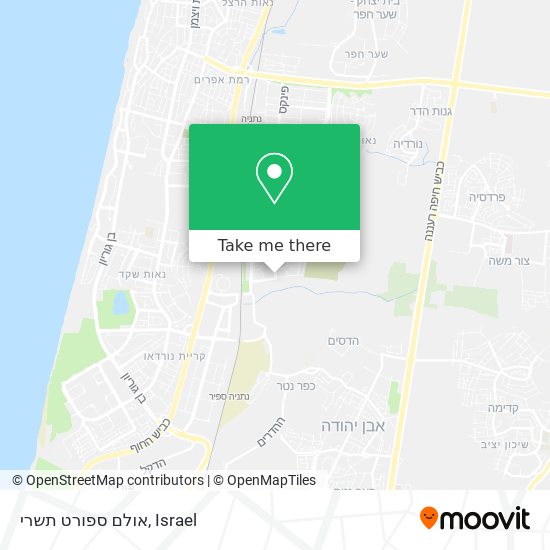 אולם ספורט תשרי map