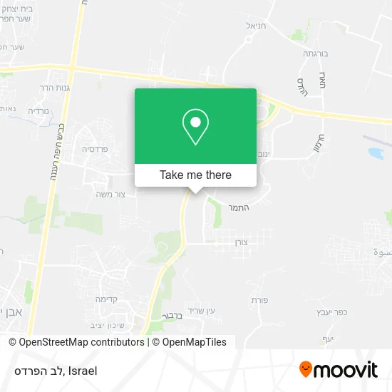 Карта לב הפרדס