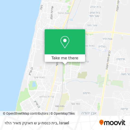 בית כנסת-ע ש חאקק מאיר הלוי map