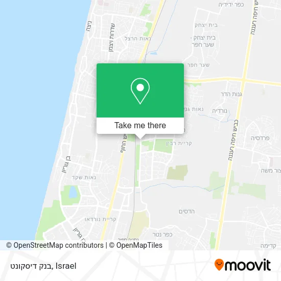 Карта בנק דיסקונט