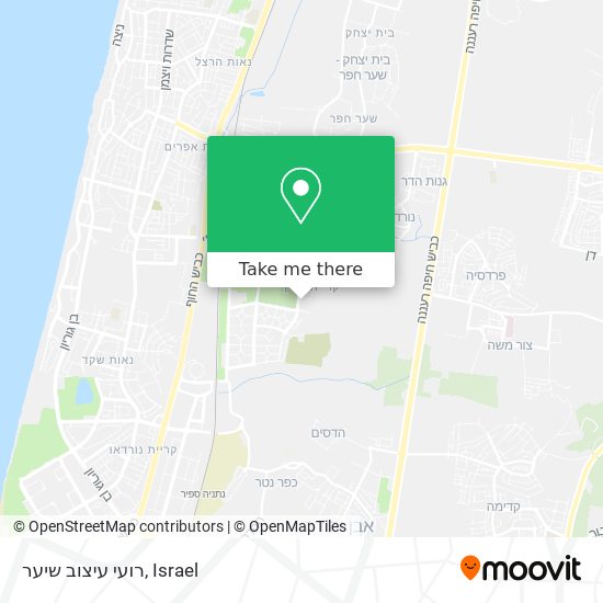 רועי עיצוב שיער map